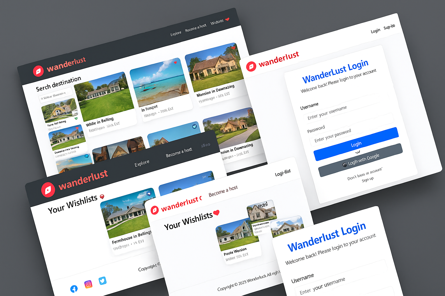 WanderLust Travel App
